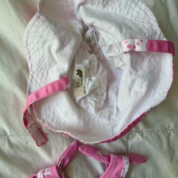 Pink Starfish Kids Swim One Piece - Picture 2 of 3